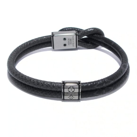 Auth LOUIS VUITTON Bracelet Loop It M6780 Monogram Eclipse - BC4264 Bracelet - Picture 3 of 7